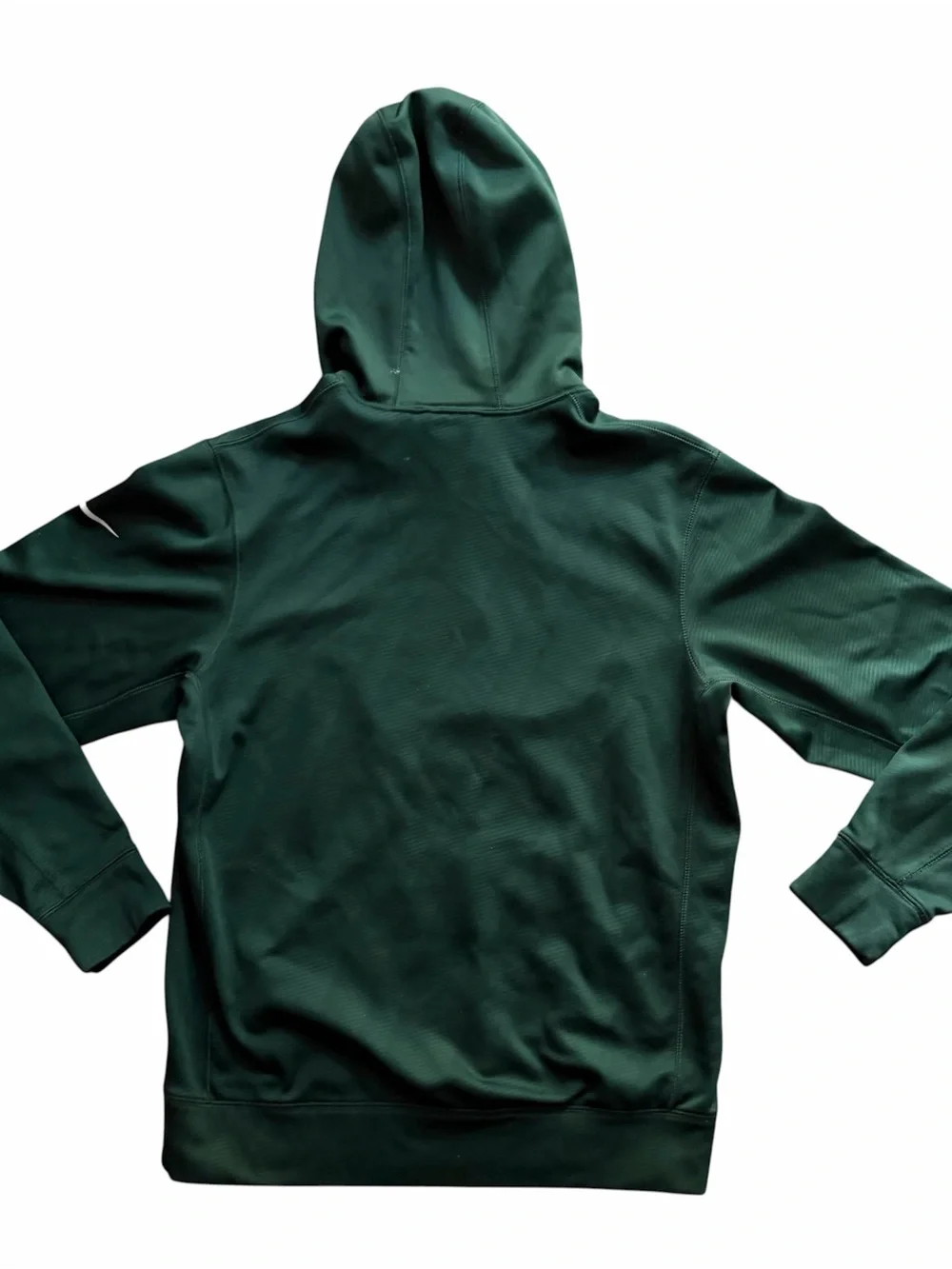 Nike Michigan State Spartans Hoodie Mens Small Therma-fit Green Vintage